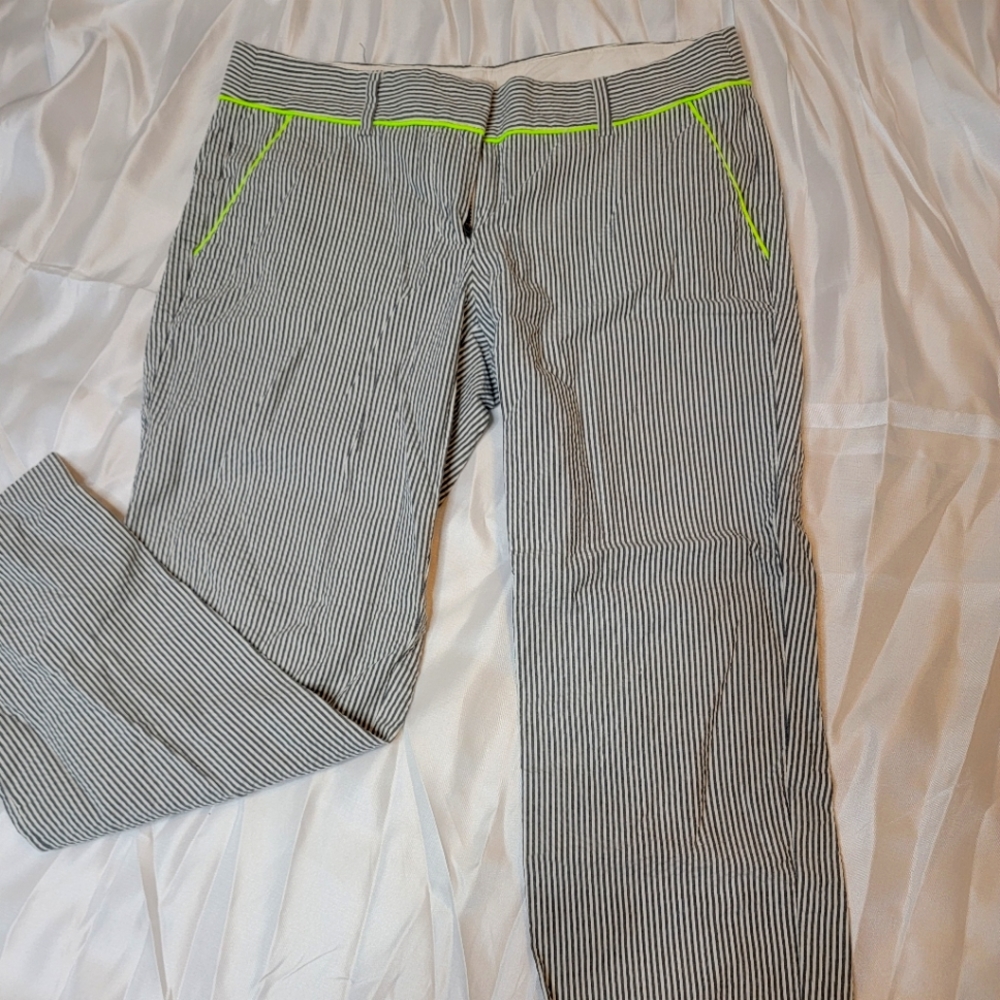 Jcrew stripped pants